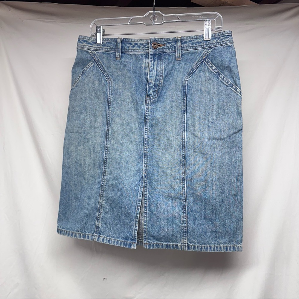 J. Crew Light Blue Denim Pencil Skirt